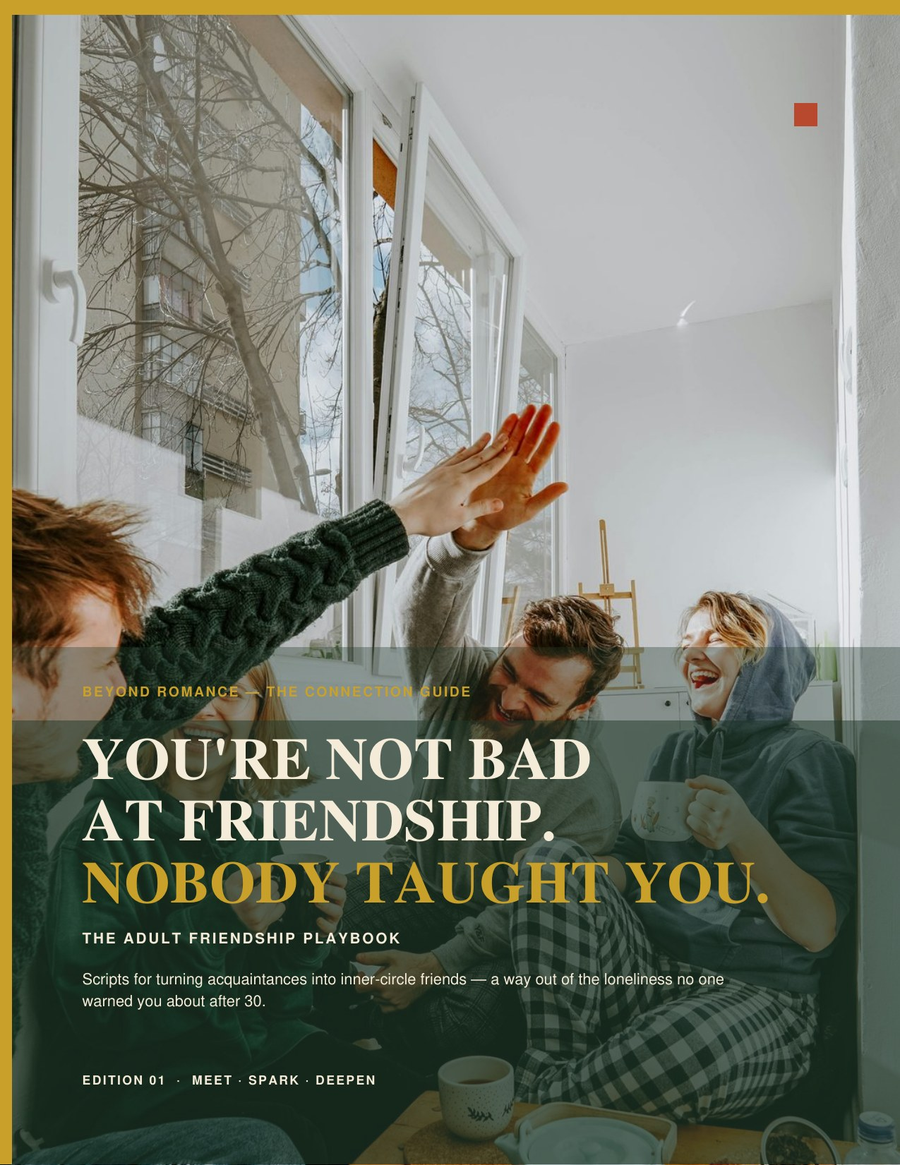The Adult Friendship Playbook