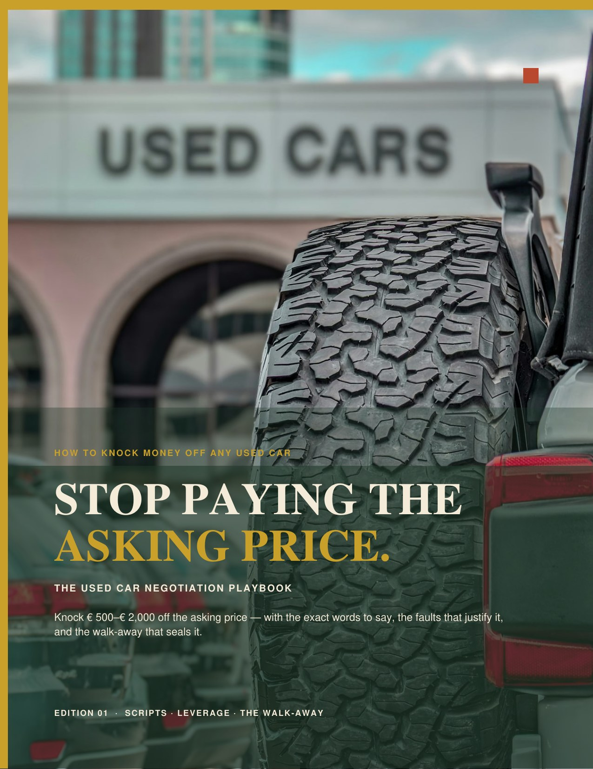 The Used Car Negotiation Playbook