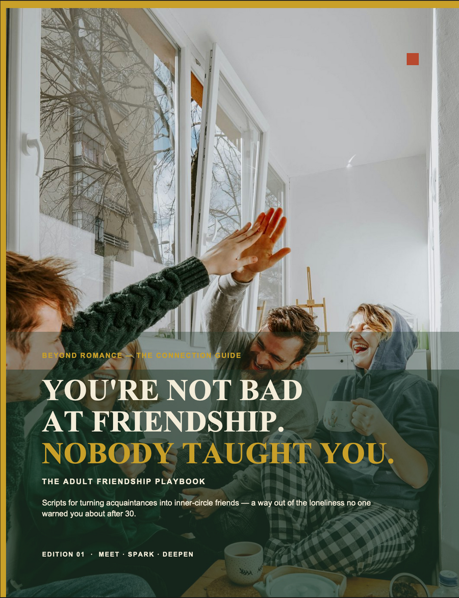 The Adult Friendship Playbook