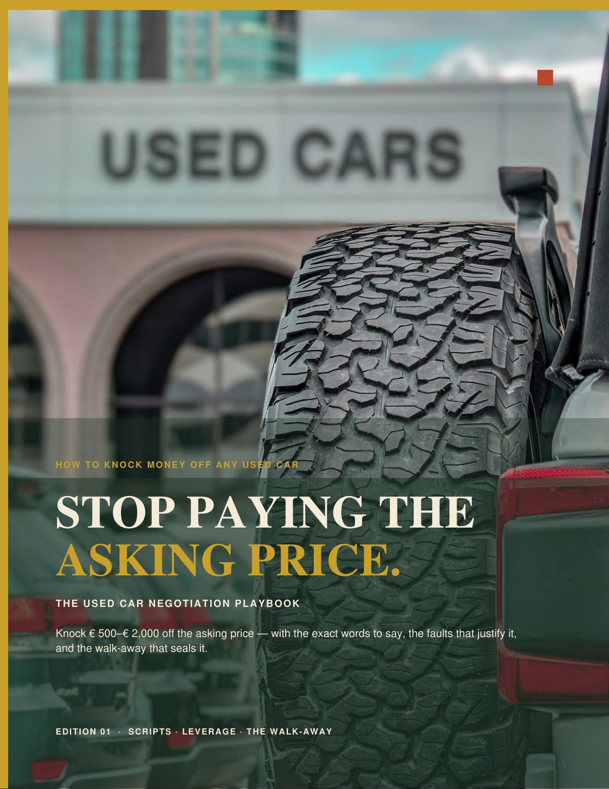 The Used Car Negotiation Playbook